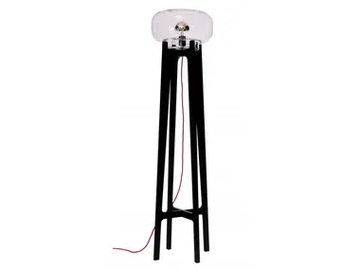 DOELAN - Wooden floor lamp by Flam & Luce - view 2